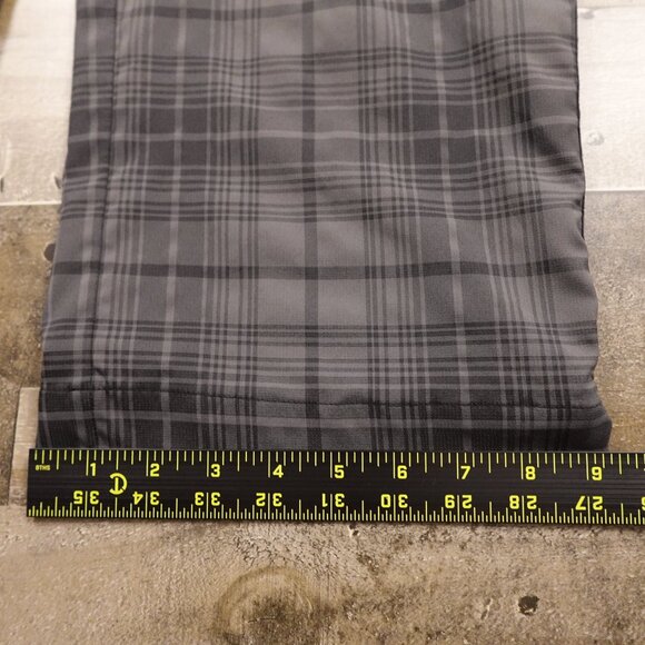 Nike Golf Tour Performance Dri-FIT Plaid Pants Men's 36x30 Gray - Picture 9 of 13